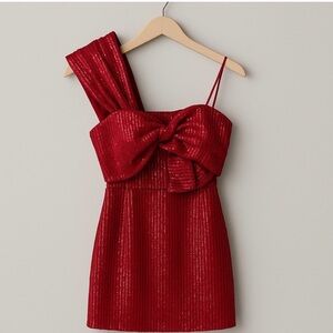 DO+BE Red Sequin Mini Dress